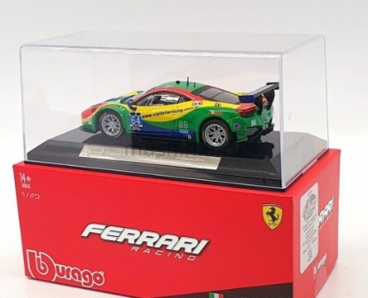 Изображение BBURAGO 1/43 FERRARI 458 Italia GT3 №64 2015 green/зеленый