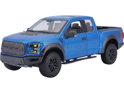 Изображение MAISTO 1/24 FORD F-150 Raptor 2017 blue/синий