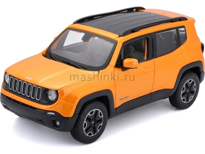 Изображение MAISTO 1/24 JEEP Renegade orange/оранжевый