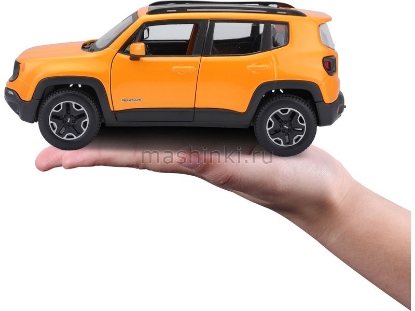 Изображение MAISTO 1/24 JEEP Renegade orange/оранжевый