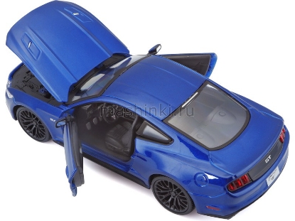 Изображение MAISTO 1/24 FORD Mustang GT 2015 blue/синий