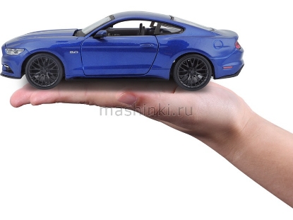 Изображение MAISTO 1/24 FORD Mustang GT 2015 blue/синий