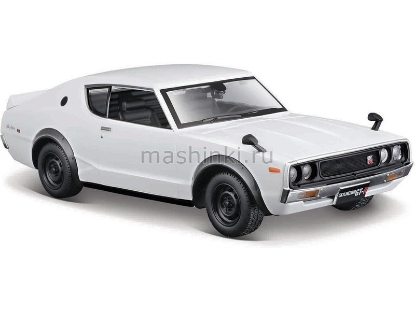 Изображение MAISTO 1/24 NISSAN Skyline 2000GT-R 1973 white/белый