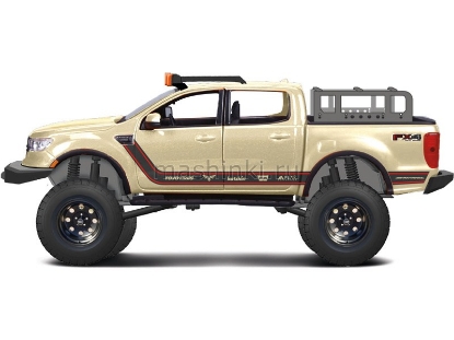 Изображение MAISTO 1/24 FORD Ranger 2019 beige/бежевый
