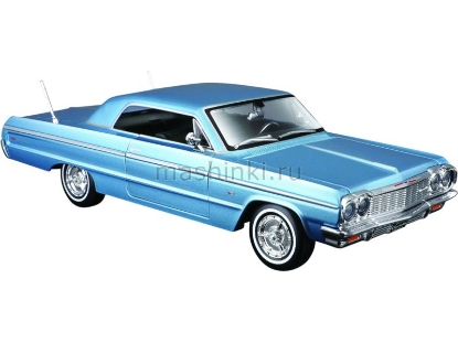 Изображение MAISTO 1/24 CHEVROLET Impala 1964 blue/синий