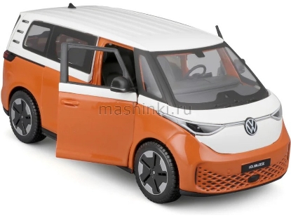 Изображение MAISTO 1/24 VW  ID. Buzz 2023 orange/оранжевый