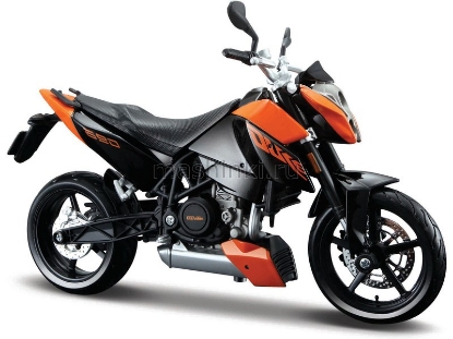 Изображение MAISTO 1/12 Мотоцикл KTM 690 Duke orange/оранжевый