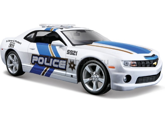 Изображение MAISTO 1/24 CHEVROLET Camaro RS Police 2010 white/белый