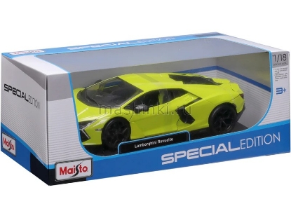 Изображение MAISTO 1/18 LAMBORGHINI Ruvuelto yellow/желтый