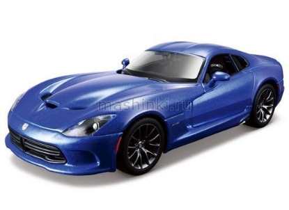 Изображение MAISTO KIT 1/24 DODGE Viper GTS 2013 blue/синий
