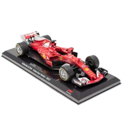 Изображение ALTAYA 1/24 FERRARI SF70H №5 Scuderia Ferrari Sebastian Vettel победитель Monaco GP 2017