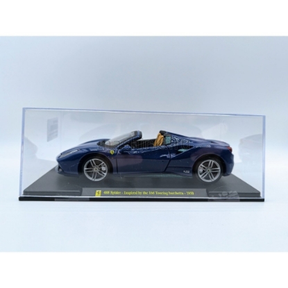 Изображение ALTAYA 1/24 FERRARI 488 Spider 2015 blue (Inspired by the 166 Touring Barchetta 1950)