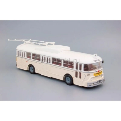 Изображение ALTAYA 1/43 CHAUSSON VBC-APURMTT FRANCE троллейбус 1963 biege/white