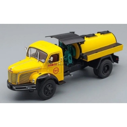 Изображение ALTAYA 1/43 BERLIET GLM 10 R malaxeur a asphalte Roger Martin 1957 yellow