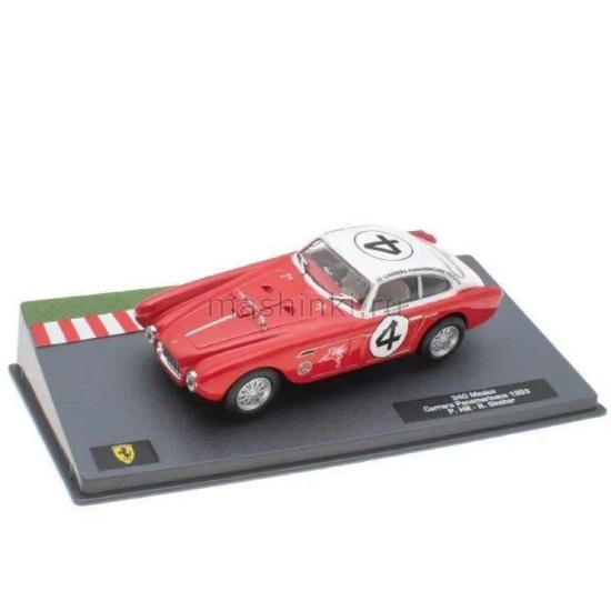 Изображение ALTAYA 1/43 FERRARI 340 Mexico Vignale Berlinetta №4 Hill/Ginther Carrera Panamericana 1953