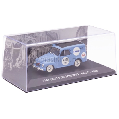 Изображение ALTAYA 1/43 FIAT 500 C Furgoncino FAGO 1950 blue