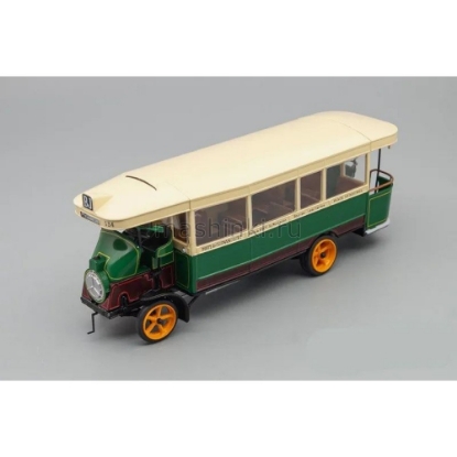 Изображение ALTAYA 1/43 Автобус SCHNEIDER H Paris Франция 1916 green/beige