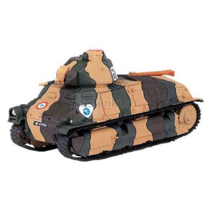 Изображение ATLAS 1/43 Танк SOMUA S-35 1st DLM Quesnoy Франция 1940 камуфляж