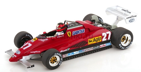 Изображение MODELCAR 1/18 FERRARI 126 C2 №27 Scuderia Ferrari G.Villeneuve Belgian GP 1982