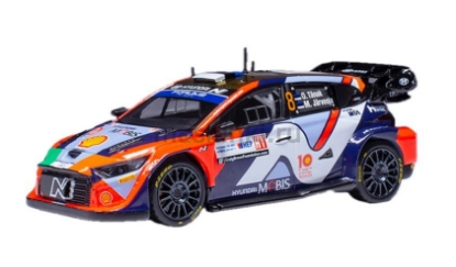 Изображение IXO 1/43 HYUNDAI i20 N Rally1 №8 Hyundai Shell Mobis WRT Tanak/Järveoja 4 место Rally Croatia 2024