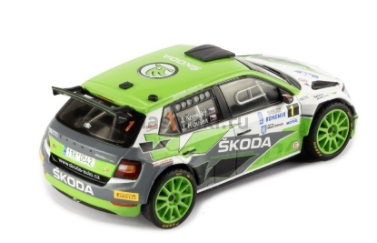 Изображение IXO 1/43 SKODA Fabia RS Rally2 Evo №1 Skoda Motorsport Kopecky/Hlousek победитель Rally Bohemia 2021