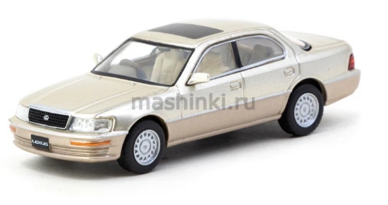 Изображение TARMAC 1/64 LEXUS LS400 (UCF10) 1989 beige metallic