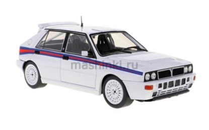 Изображение WHITEBOX 1/24 LANCIA Delta Integrale 16V 1989 white/decorated