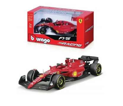Изображение BBURAGO 1/43 FERRARI Racing  2023 Season Car Charles Leclerc red