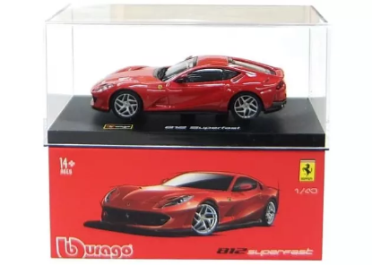 Изображение BBURAGO 1/43 FERRARI 812 Superfast red/красный