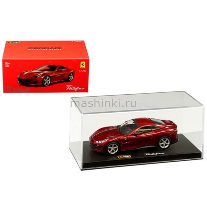 Изображение BBURAGO 1/43 FERRARI Portofino met red/металл. красный