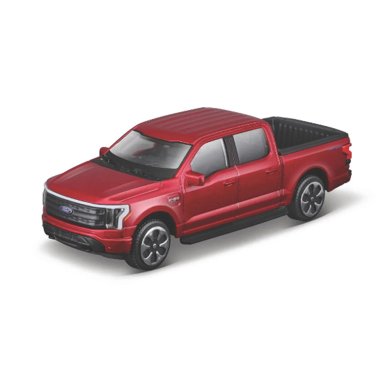 Изображение BBURAGO 1/43 FORD F-150 Lightning 2022 mett. dark red