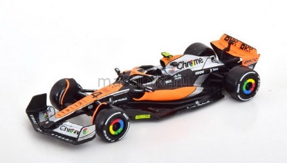 Изображение BBURAGO 1/43 MCLAREN MCL60 №4 McLaren Team L.Norris Formula 1 2023