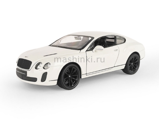 Изображение WELLY 1/24 BENTLEY Continental Supersports white/белый