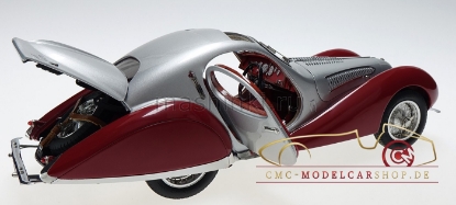 Изображение CMC 1/18 TALBOT Lago Coupe Typ 150 C-SS Figoni & Falaschi TEARDROP 1937-1939 silver-red (тираж 1500 шт)