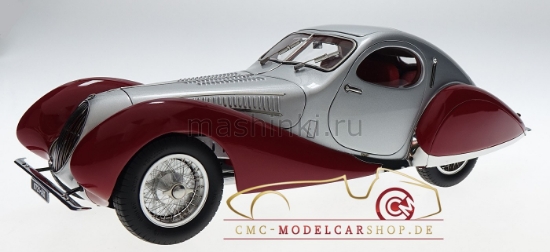 Изображение CMC 1/18 TALBOT Lago Coupe Typ 150 C-SS Figoni & Falaschi TEARDROP 1937-1939 silver-red (тираж 1500 шт)