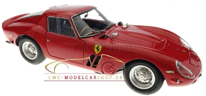 Изображение CMC 1/18 FERRARI 250 GTO 1962 RHD Ch. №3869 red (тираж 2000 шт)