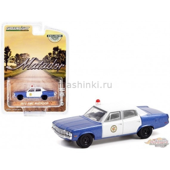 Изображение GREENLIGHT 1/64 AMC Matador Colonial City Police 1972