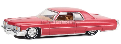 Изображение GREENLIGHT 1/64 CADILLAC Coupe deVille Custom 1973 maroon