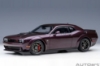 Изображение AUTOART 1/18 DODGE Challenger R/T Scat Pack Shaker Widebody 2022 hellraisin