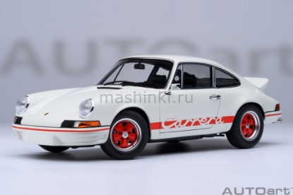 Изображение AUTOART 1/18 PORSCHE 911 Carrera 2.7 RS white/red