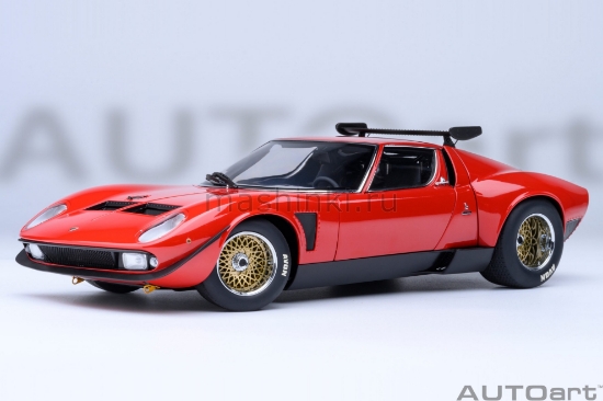 Изображение AUTOART 1/18 LAMBORGHINI Miura JOTA SVR red