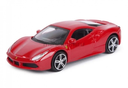 Изображение BBURAGO 1/43 FERRARI 488 GTB red/красный