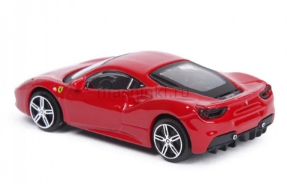 Изображение BBURAGO 1/43 FERRARI 488 GTB red/красный