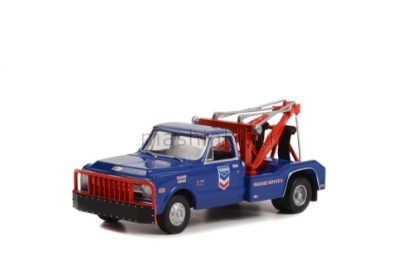Изображение GREENLIGHT 1/64 CHEVROLET C-30 эвакуатор Standard Oil Company Roadside Service 24H 1969