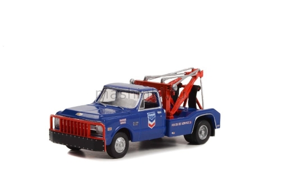 Изображение GREENLIGHT 1/64 CHEVROLET C-30 эвакуатор Standard Oil Company Roadside Service 24H 1969