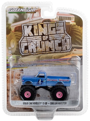 Изображение GREENLIGHT 1/64 CHEVROLET C-10 Monster Truck Dream Master Bigfoot  1969