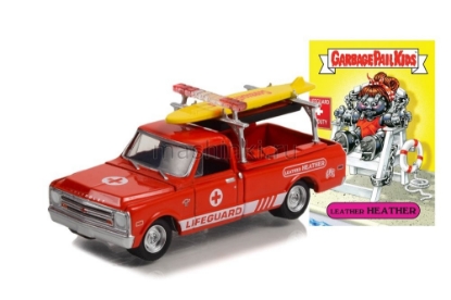 Изображение GREENLIGHT 1/64 CHEVROLET C-10 Lifeguard on Duty-Leather Heather 1968