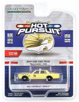 Изображение GREENLIGHT 1/64 CHEVROLET Impala Maryland State Police 1983
