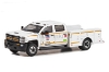 Изображение GREENLIGHT 1/64 CHEVROLET Silverado 3500 Dually Service Bed Union Pacific Railroad Maintenance Truck 2018