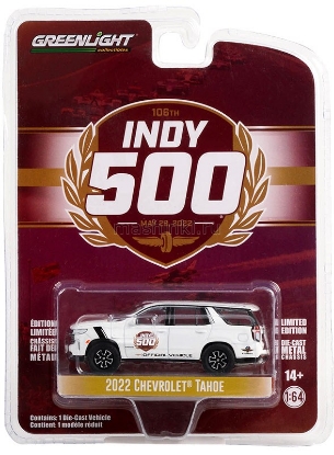 Изображение GREENLIGHT 1/64 CHEVROLET Tahoe 106th Running of the Indianapolis 500 2022